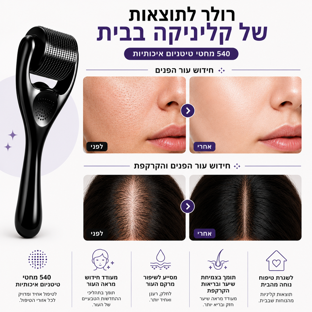 רולר לעיסוי עור הפנים
